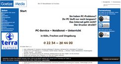 Desktop Screenshot of goetze-media.de